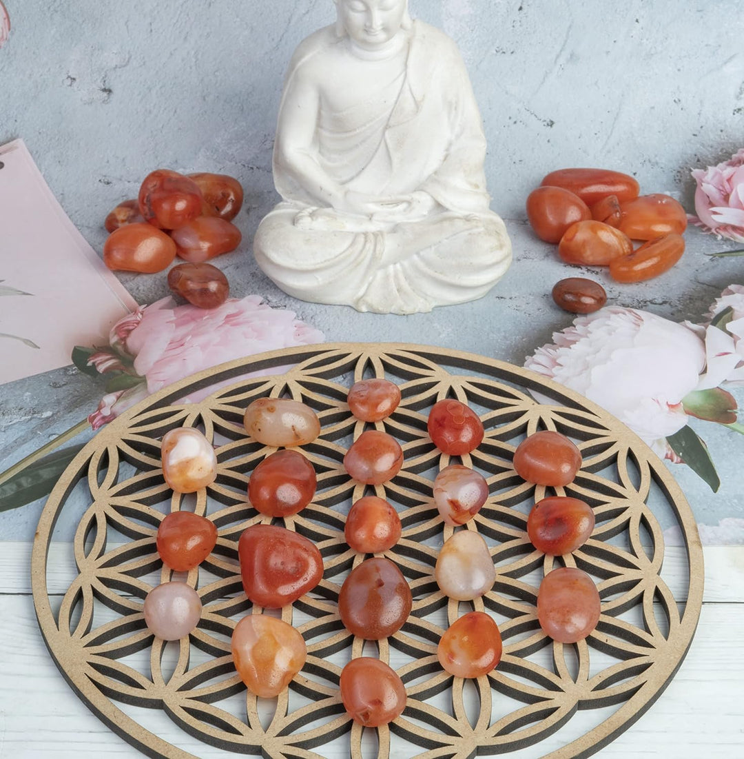 Carnelian Tumbled Stones and Crystals