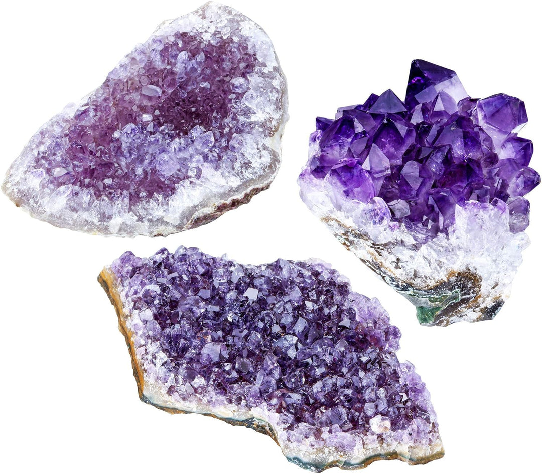 Amethyst Crystal Geode Cluster Raw Amethyst Rock