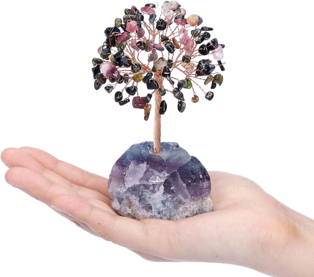 Natural Black Tourmaline Crystal Tree