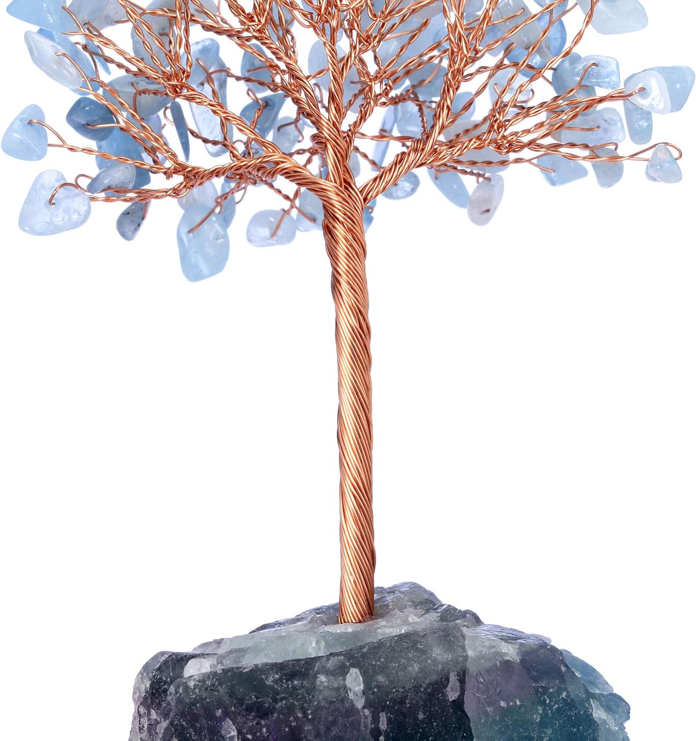 Natural Aquamarine Crystal Tree