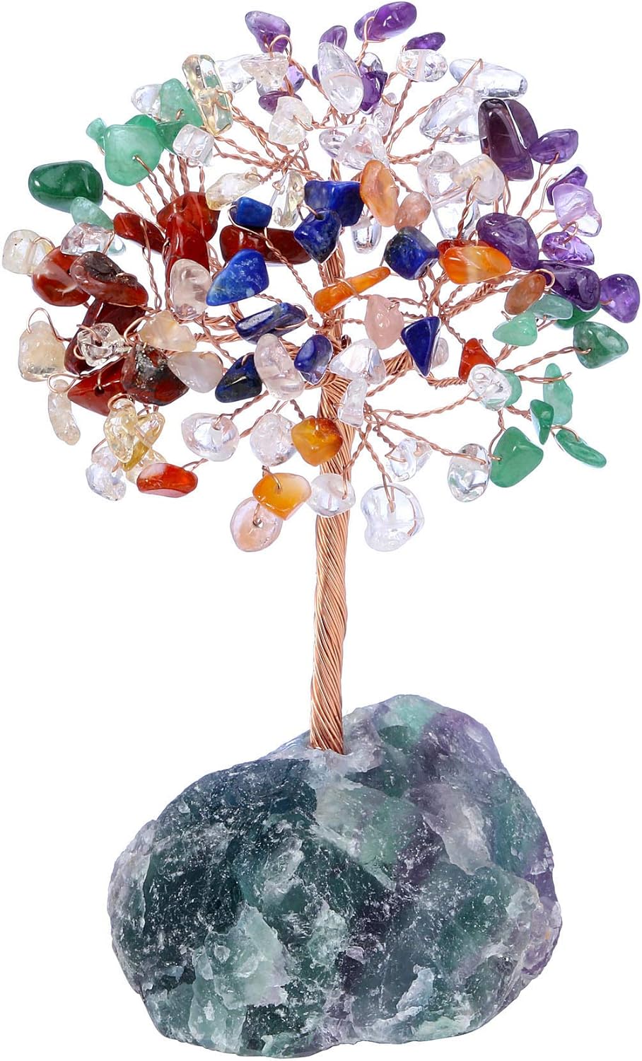 Natural 7 Chakra Crystal Tree