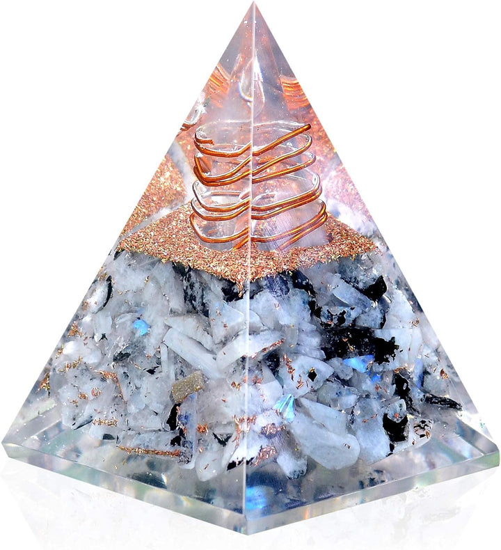 Inspirational Orgonite Pyramid for Positivity