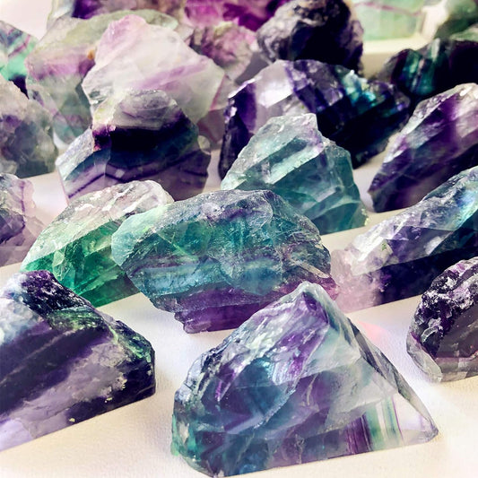 Rough Fluorite Stone Raw Fluorite Crystal Stone