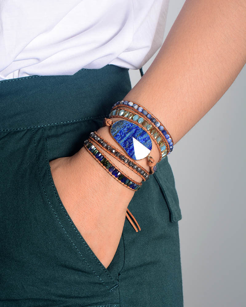 Nature Lapis Lazuli Bracelet