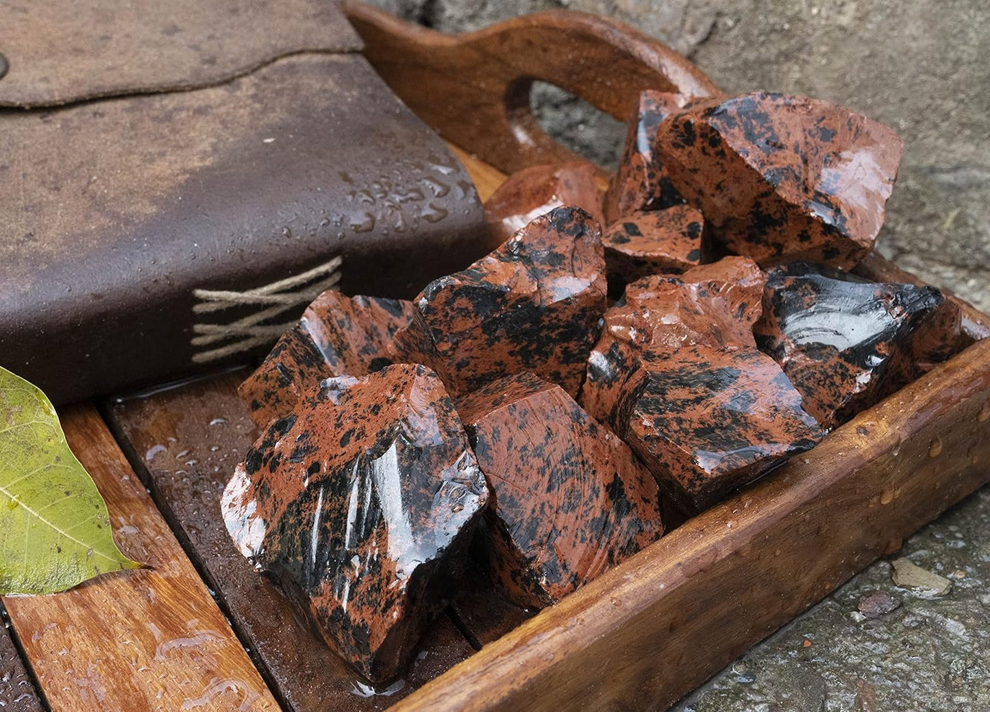 Raw Mahogany Obsidian Rough Bulk