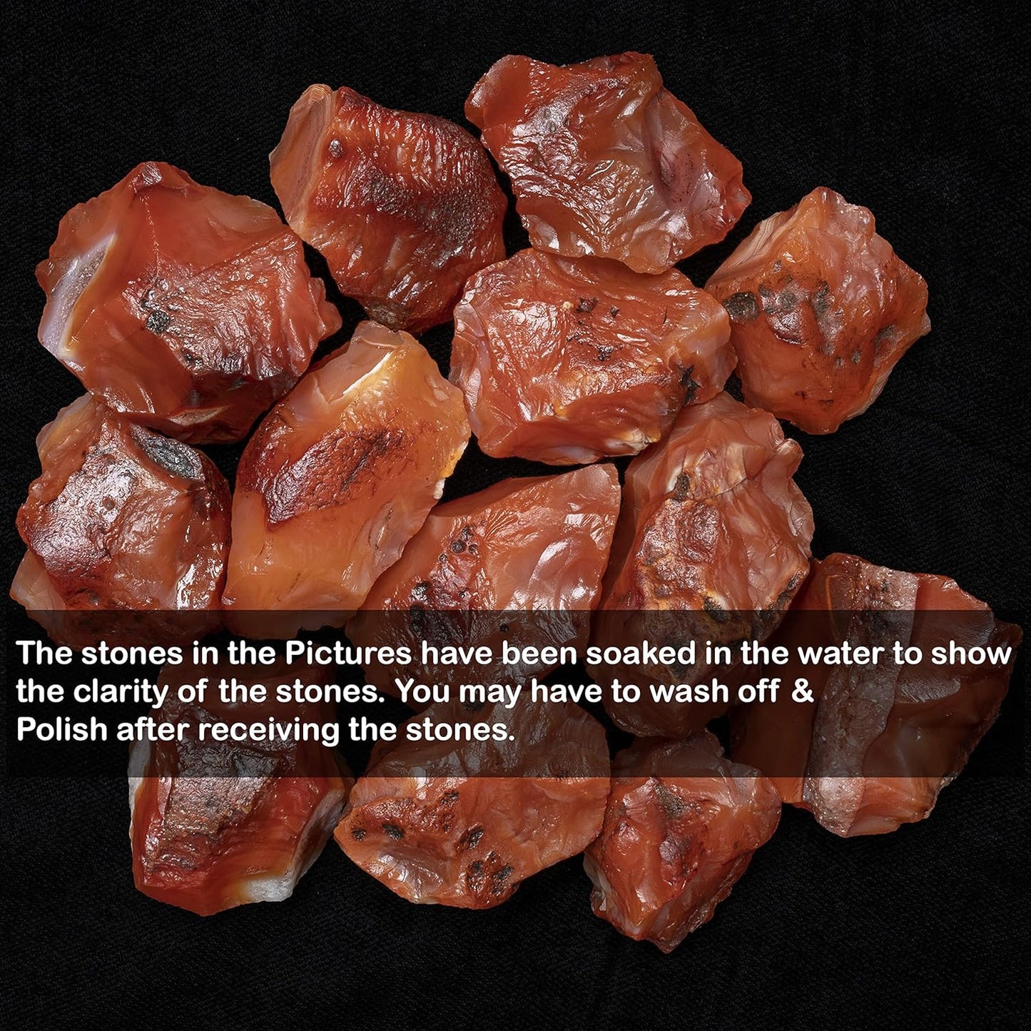 Carnelian Raw Gemstones