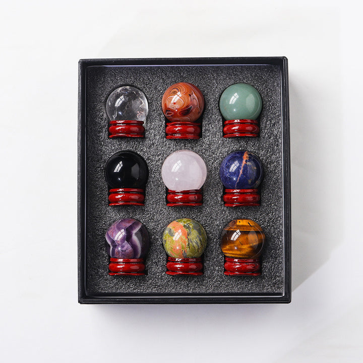 Crystal Sphere Set