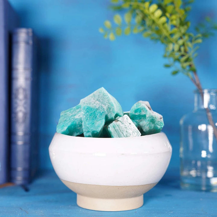 Raw Natural Amazonite Stones 100g