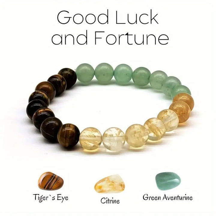 Tiger Eye Citrine Natural Stone Bracelet