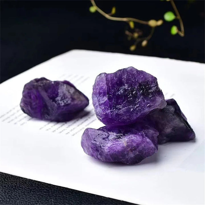 Natural Raw Purple Amethyst Crystal Gemstone