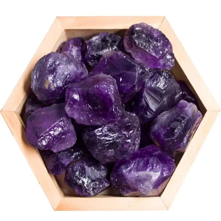 Natural Raw Purple Amethyst Crystal Gemstone