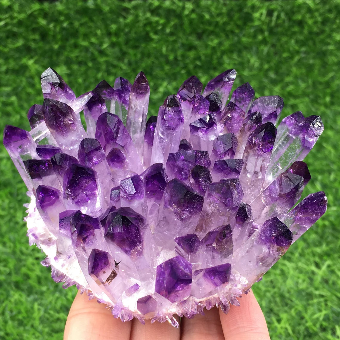 Amethyst Cluster Quartz Crystal Cluster